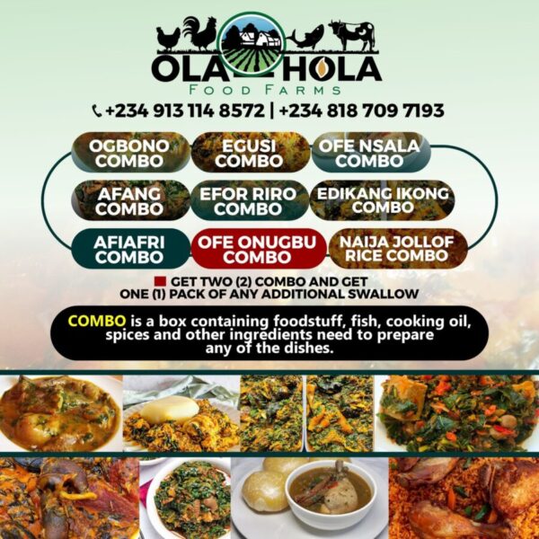 Afang a.k.a Okazi or Wild Spinach Combo (Standard) - Image 4
