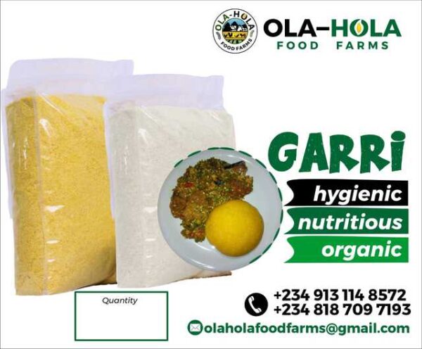 Garri - Swallow (White/Yellow)