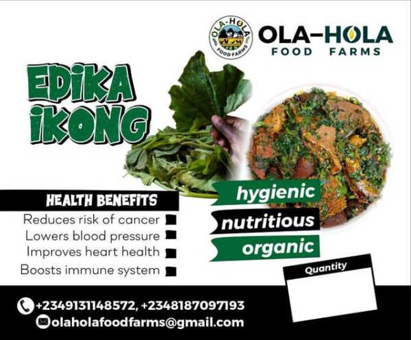 Edikang Ikong (Dehydrated Leafy Vegetables)